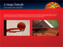 Basketball Ball on Blue Background slide 12