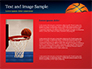 Basketball Ball on Blue Background slide 15
