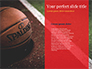 Basketball Ball on Blue Background slide 9