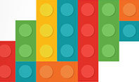 Colorful Lego Blocks Presentation Template