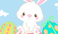 Adorable Easter Bunny Presentation Template