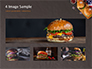 Top View of Hamburgers and Sauces slide 13