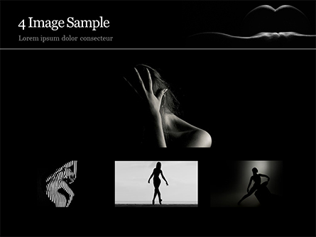 Sexy Naked Female Presentation Template For Powerpoint And Keynote Ppt Star