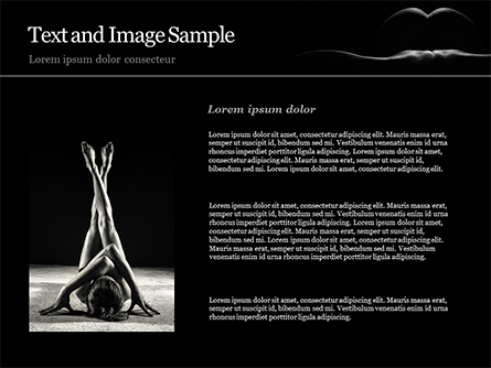 Sexy Naked Female Presentation Template For PowerPoint And Keynote PPT Star