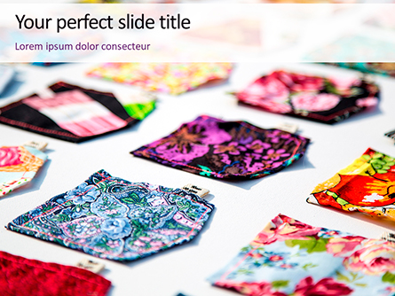 Types of Fabric Presentation Template, Master Slide