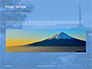 View of Mount Fuji with Chureito Pagoda Presentation slide 10