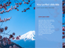 View of Mount Fuji with Chureito Pagoda Presentation slide 9