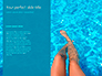 Woman Floating in a Pool Presentation slide 9