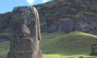 Moai Standing in Easter Island Presentation Presentation Template