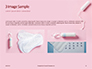Sanitary Pad Menstrual Cup Tampon and Red Heart Presentation slide 12