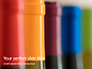 Wine Bottles with Colored Shrink Caps Presentation slide 1