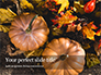 Still Life Harvest with Pumpkins and Leaves Presentation slide 1