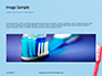 Toothbrush on Blue Background Presentation slide 10