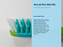 Toothbrush on Blue Background Presentation slide 9