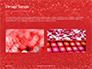 Glowing Red Glitter Texture Background Presentation slide 12