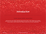 Glowing Red Glitter Texture Background Presentation slide 3