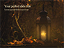 Lantern in the Autumn Forest Presentation slide 1