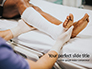 Doctor Bandaging Foot of Female Patient Presentation slide 1