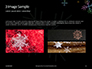 Falling Colored Snowflakes Winter Background Presentation slide 12