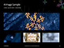 Falling Colored Snowflakes Winter Background Presentation slide 13