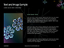 Falling Colored Snowflakes Winter Background Presentation slide 15