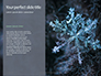 Falling Colored Snowflakes Winter Background Presentation slide 9