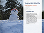 Cheerful Snowman Presentation slide 9
