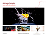 Splash of Red Wine in a Crystal Glass on White Background Presentation slide 13