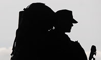 Marines Soldiers Silhouettes Presentation Presentation Template