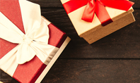 Merry Christmas Gift Boxes Presentation Presentation Template