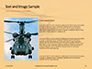 Helicopter in Yellow Sky Presentation slide 15
