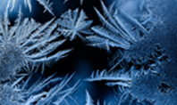 Beautiful Crispy Frost Structure on a Window Presentation Presentation Template
