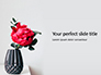Beautiful Red Flower in Vase Presentation slide 1