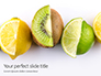 Sliced Tropical Fruits Presentation slide 1