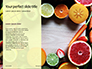 Sliced Tropical Fruits Presentation slide 9