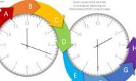 2 Clock Faces Infographic