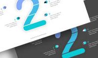 Segmented 2 Number Infographics