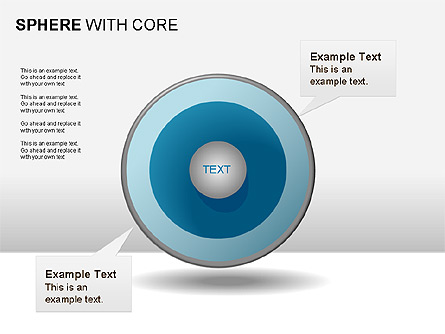 Spheres with Core Collection Presentation Template, Master Slide