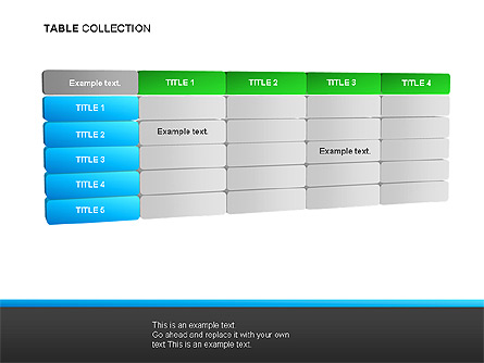 Table Collection Presentation Template, Master Slide