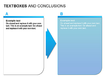 Text Boxes & Conclusions Presentation Template, Master Slide