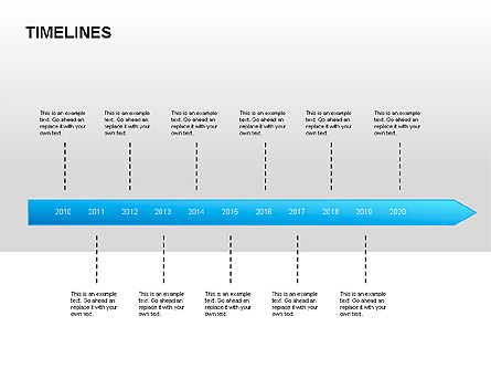 Timeline Diagrams Presentation Template, Master Slide