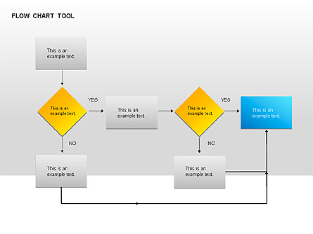 Flow Chart Presentation Template, Master Slide