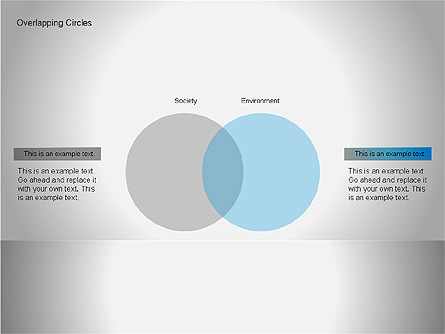Overlapping Circles Diagrams Presentation Template, Master Slide