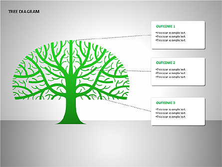 Tree Diagrams Presentation Template, Master Slide