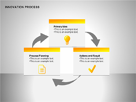 Innovation Process Diagrams Presentation Template, Master Slide