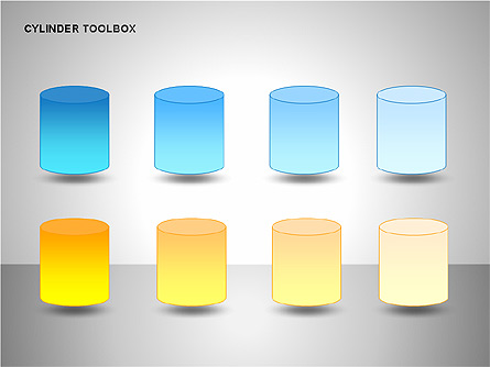 Free Cylinders Shapes for Presentations in PowerPoint and Keynote | PPT ...