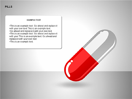 Pills Shapes Collection Presentation Template, Master Slide