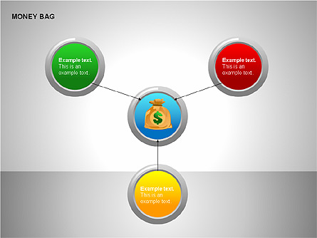 Money Bag Shapes Presentation Template, Master Slide