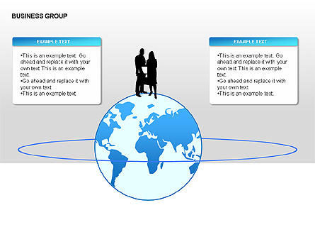 World Business Group Diagrams Presentation Template, Master Slide
