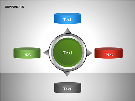 Components Diagram Presentation Template, Master Slide